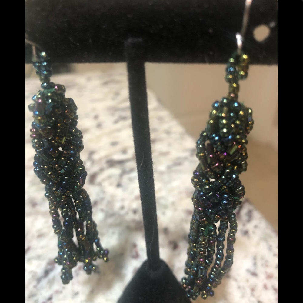 Himalayan gems potay dangle earrings